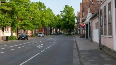 Die sanierungsbedürftige "Breite Straße" in Celle